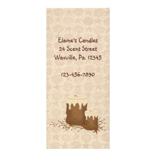 Publicitaire Marque du livre de la carte en rack pour bougies p