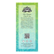 Modèle de carte Spa Damask Ombre Salon personnalis