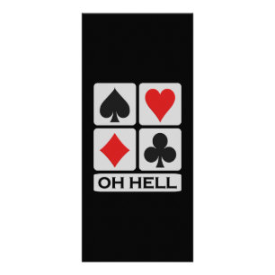 Publicitaire Oh Hell carte rack
