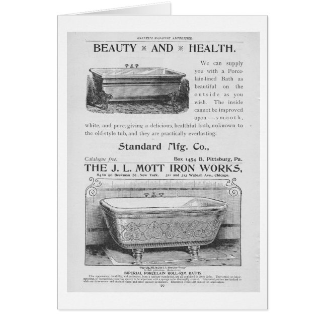 Publicité du début du XXe siècle (Devant)