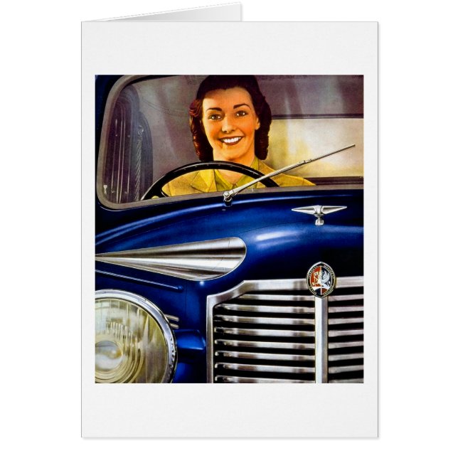 Publicité vintage de moteurs de Vauxhall (Devant)