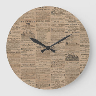 Publicités du passé, horloge murale NY 1856