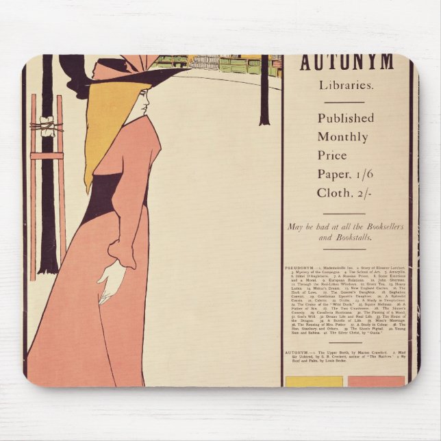 Publicity poster for 'The Yellow Book' Mouse Pad (Front)
