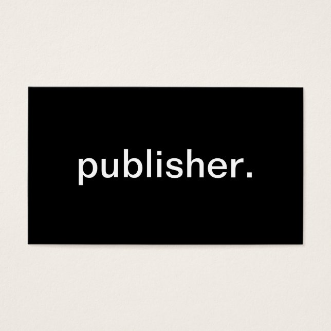 Publisher (Front)