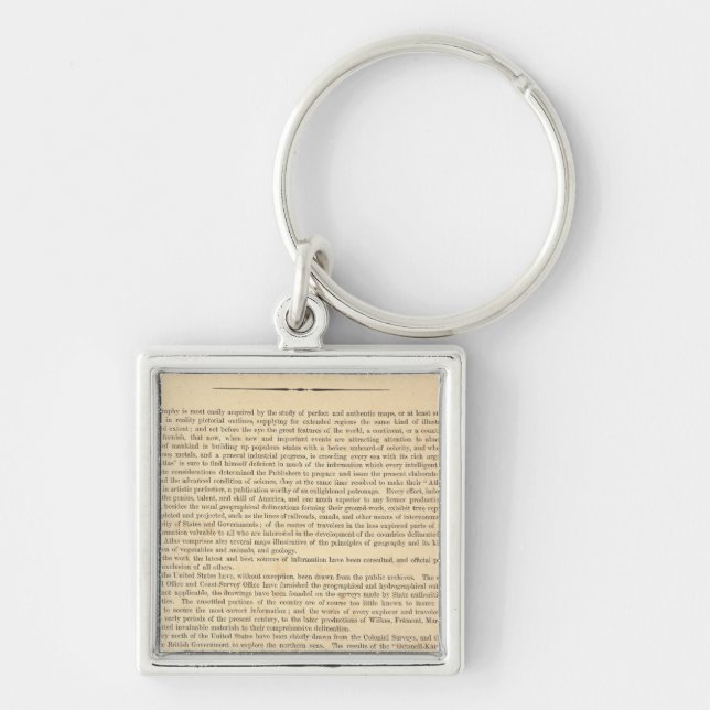 Publishers' Advertisement Keychain (Front)