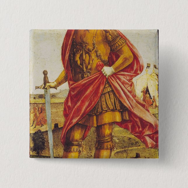 Publius Scipio Africanus 2 Inch Square Button (Front)