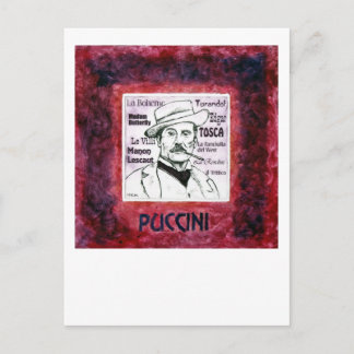 Puccini postcard