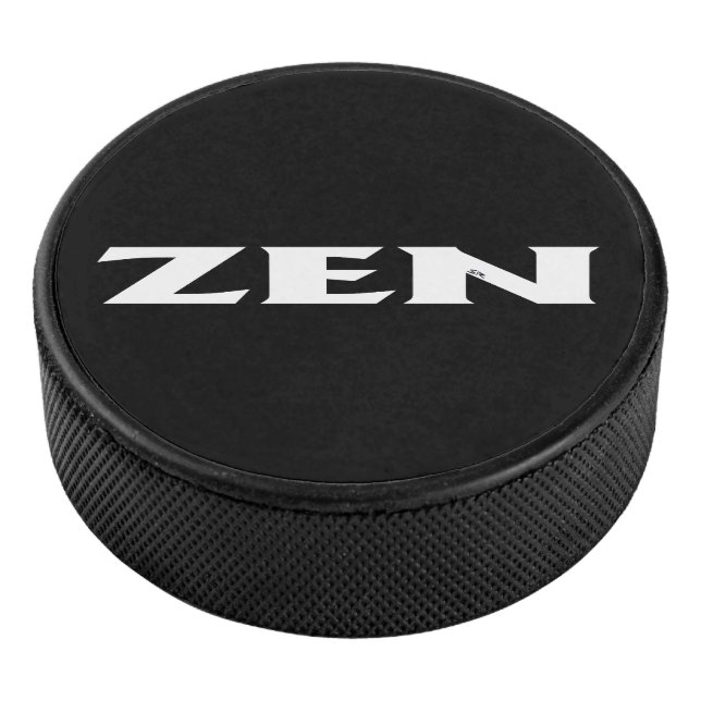 Puce de hockey noir blanc Zen (3/4/2016 12:00:00 AM)