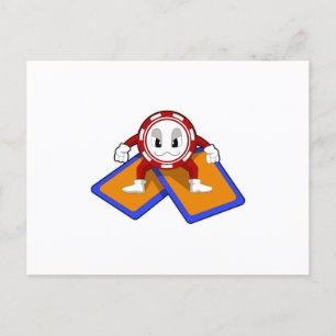 Puces de poker avec cartes de poker