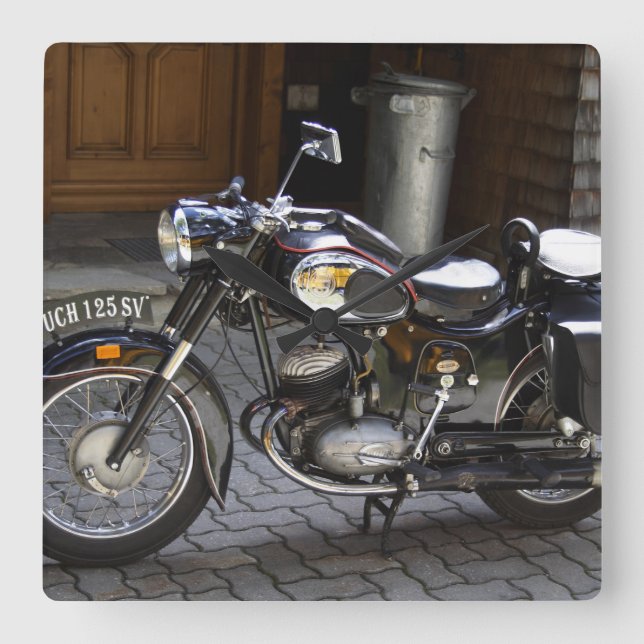 Puch 125 SV Square Wall Clock (Front)