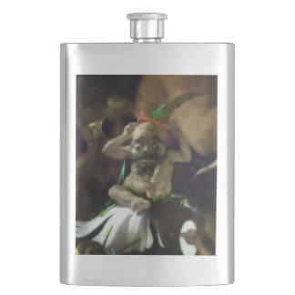 Puck and Fairies (detail) Hip Flask