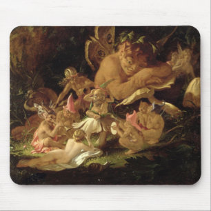 Puck and Fairies, from 'A Midsummer Night's Dream' Mouse Pad