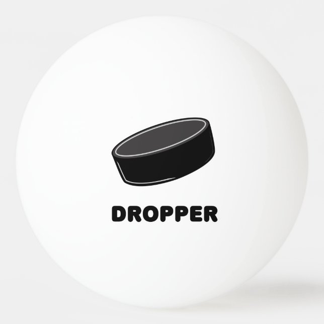 Puck Dropper Ping Pong Ball (Back)
