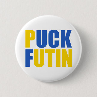 "PUCK FUTIN" 2 INCH ROUND BUTTON