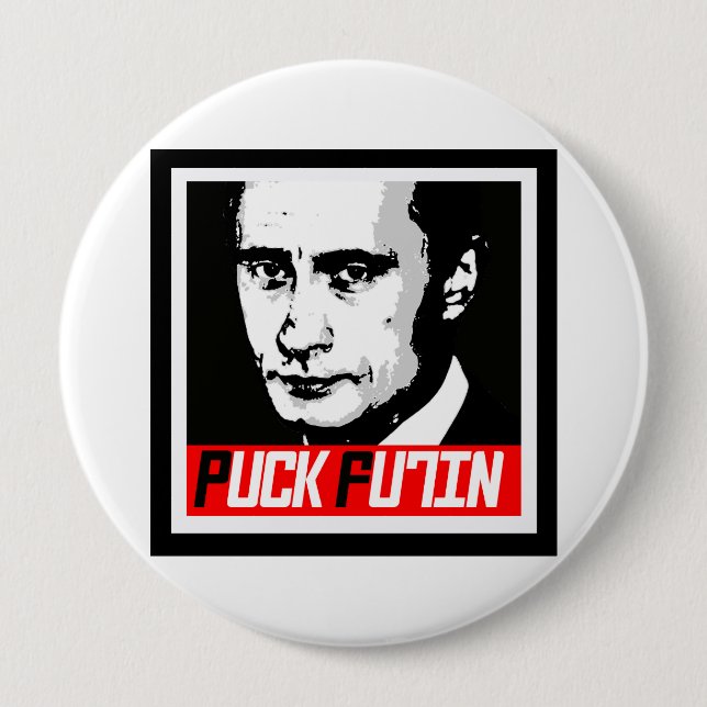 PUCK FUTIN 4 INCH ROUND BUTTON (Front)