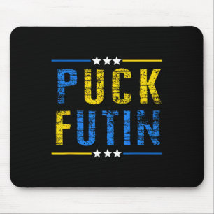 Puck Futin Meme I Stand With Ukraine Ukrainian Lov Mouse Pad