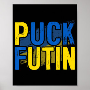 Puck Futin Meme I Stand With Ukraine Ukrainian Lov Poster