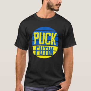 Puck Futin Meme I Stand With Ukraine Ukrainian Lov T-Shirt