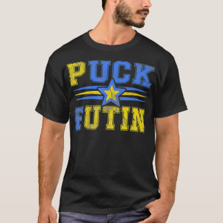 Puck Futin Meme I Stand With Ukraine Ukrainian Lov T-Shirt