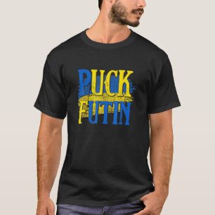 Puck Futin Meme I Stand With Ukraine Ukrainian Lov T-Shirt