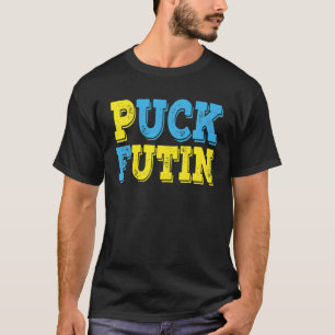 Puck Futin Meme With Ukraine Ukrainian Lover Suppo T-Shirt