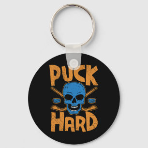 Puck Hard Keychain