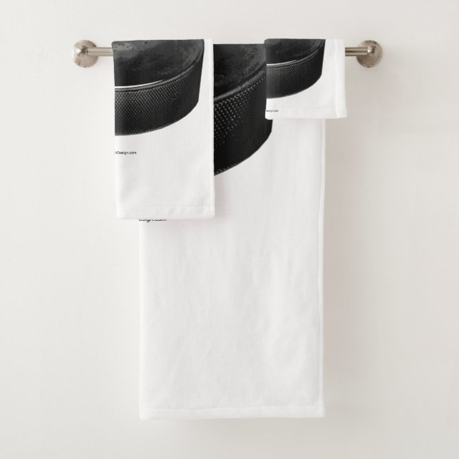 PUCK (hockey) Bath Towel Set (Insitu)