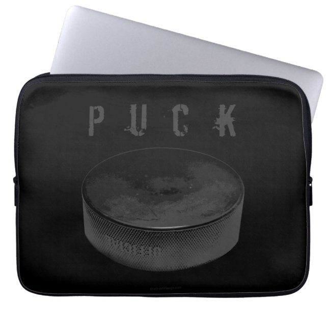 PUCK (Hockey) Laptop Sleeve (Front)