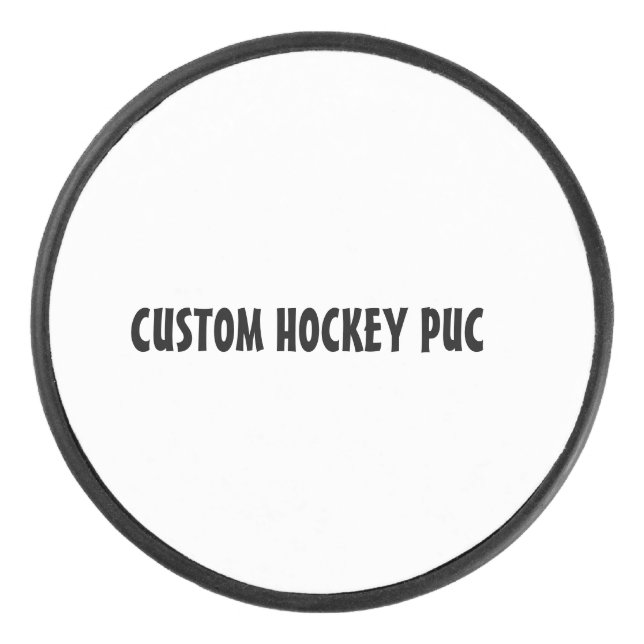 PUCK HOCKEY PERSONNALISÉ CRÉER VOTRE PROPRE CONCEP (Devant)