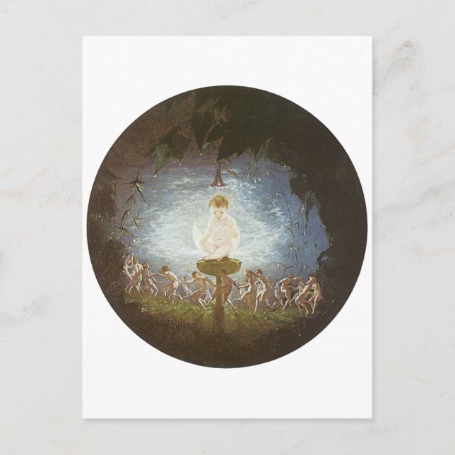 Puck Print by Richard Dadd Postcard (Front)