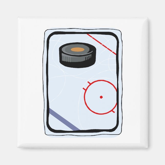 Puck & Rink Magnet (Front)
