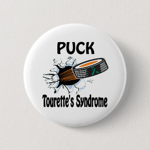 Puck The Causes Tourette'S Syndrome Button