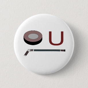 "Puck" U 2 Inch Round Button