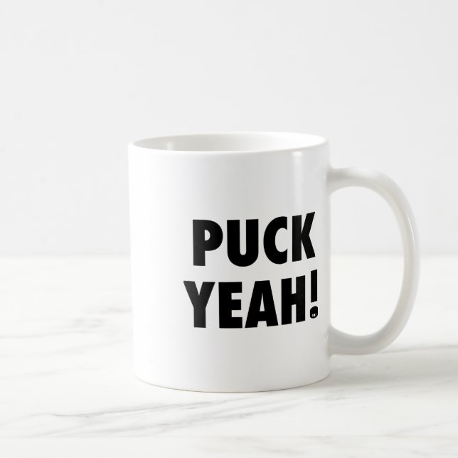 Puck Yeah! T Hockey S For Fans  Coffee Mug (Right)