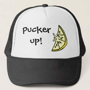 Pucker Lemon Trucker Hat