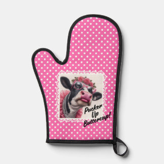 Pucker Up Buttercup! Oven Mitt