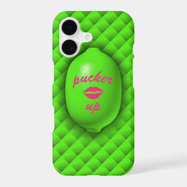 Pucker Up Lime iPhone 7 (Back)