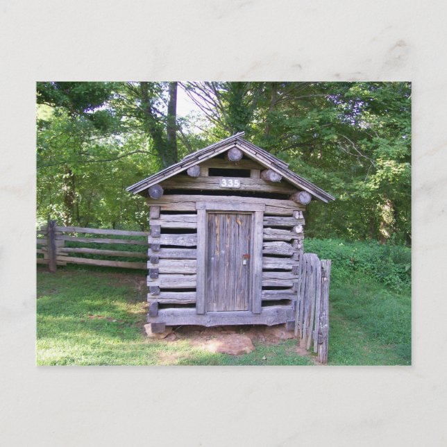 Puckett Cabin Shed Postcard (Front)