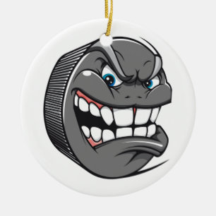 PUCKHEAD CERAMIC ORNAMENT