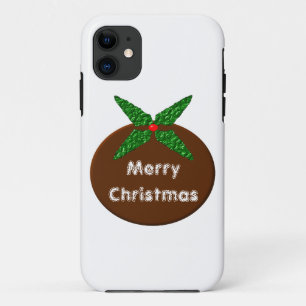 Pudding de Noël personnalisable iPhone 5 Coque