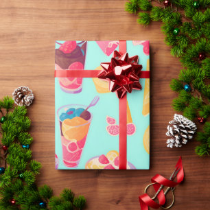 Pudding Mosaic Colourful Personalized Pattern Wrapping Paper