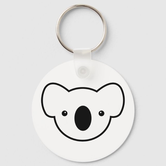Pudding the Koala Keychain (Front)