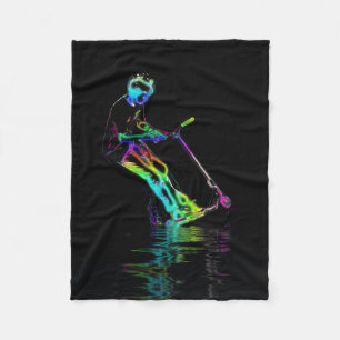Puddle Jumping - Scooter Champ Fleece Blanket