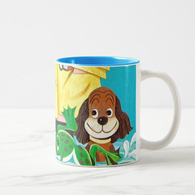 Puddles of Fun Two-Tone Coffee Mug (Right)