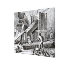 Puddling Iron Canvas Prints