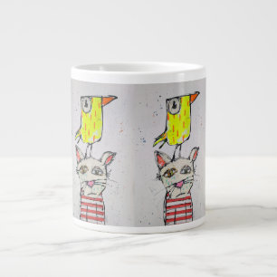 Puddy Cat & Canary Jumbo Mug