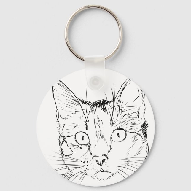 Puddy Cat Keychain (Front)
