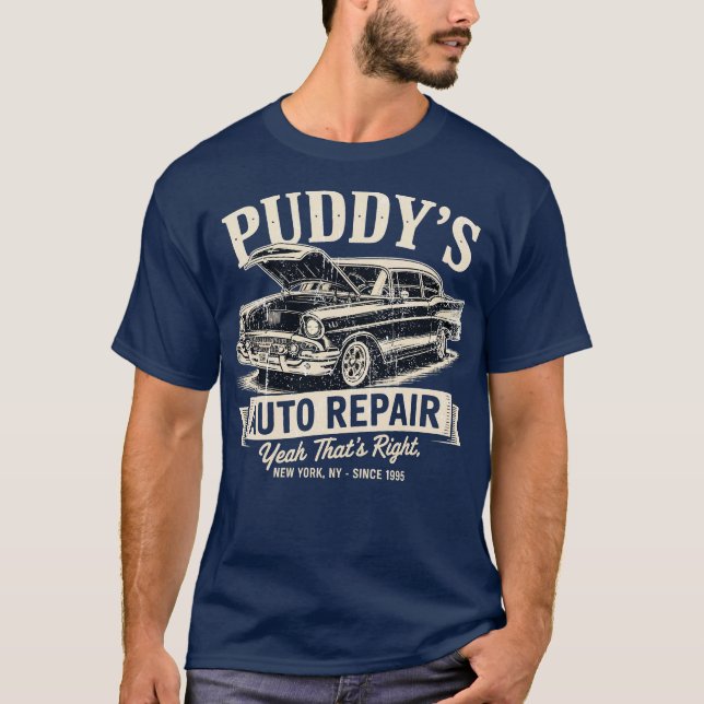 Puddy's Auto Repair T-Shirt (Front)