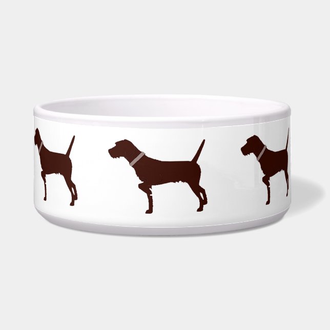 Pudelpointer Dog Bowl (Front)