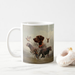 Pudelpointers, Hunting pheasant  Coffee Mug